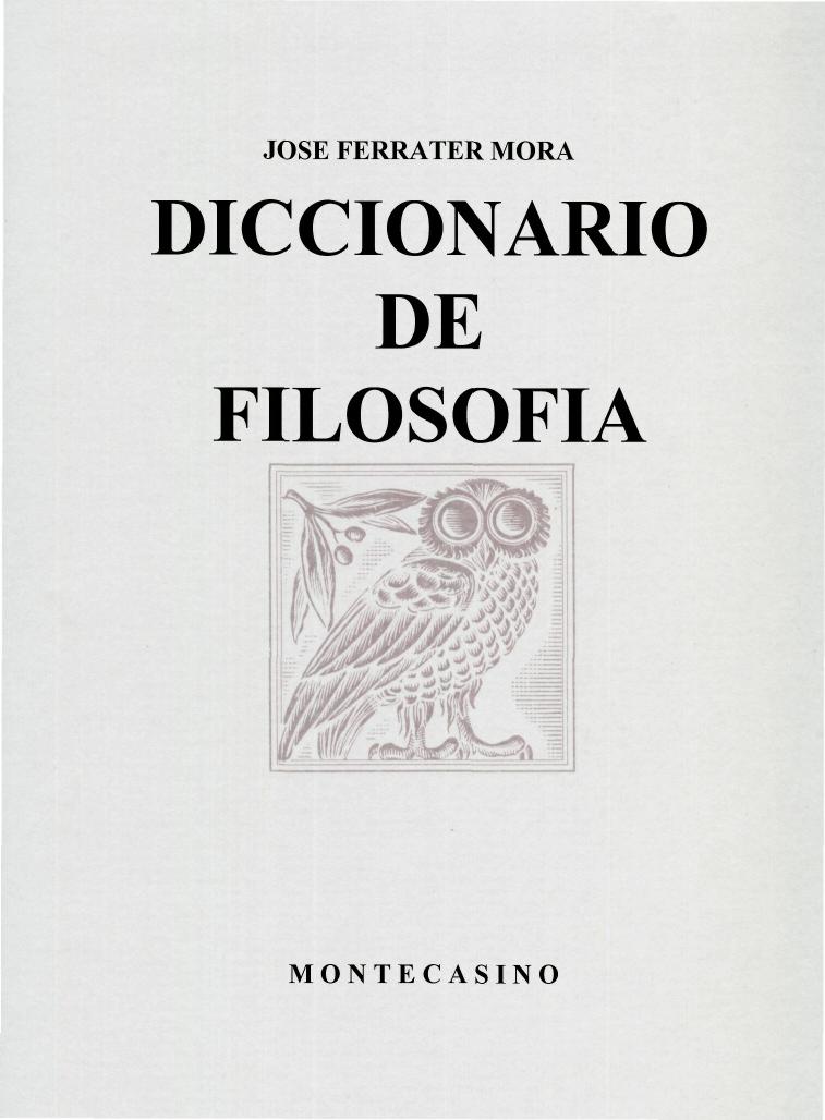 Diccionario de filosofía. Tomo 2. L-Z